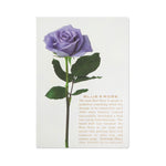 Ring note blue rose