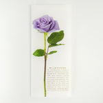 Ticket holder blue rose