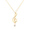 Necklace Suntory Hall x Ryui (treble clef)