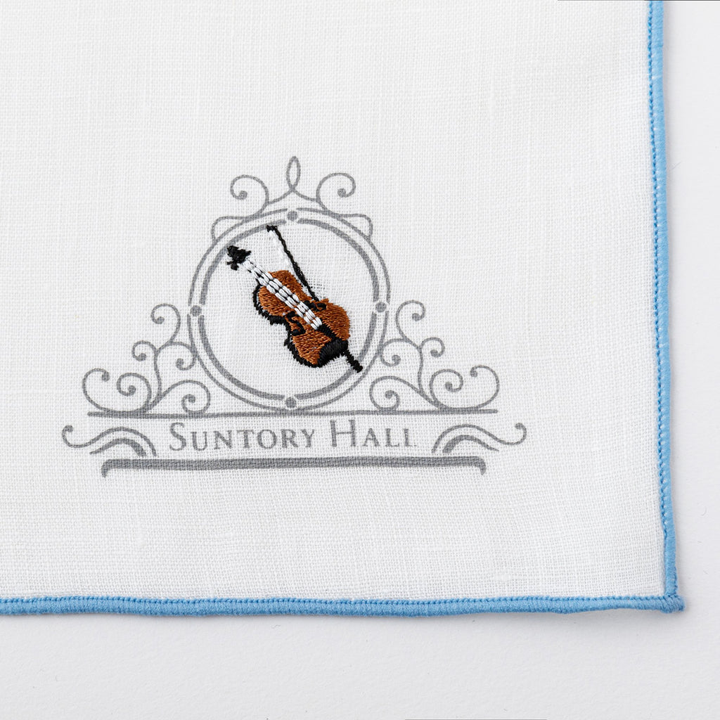 Embroidery handkerchief violin
