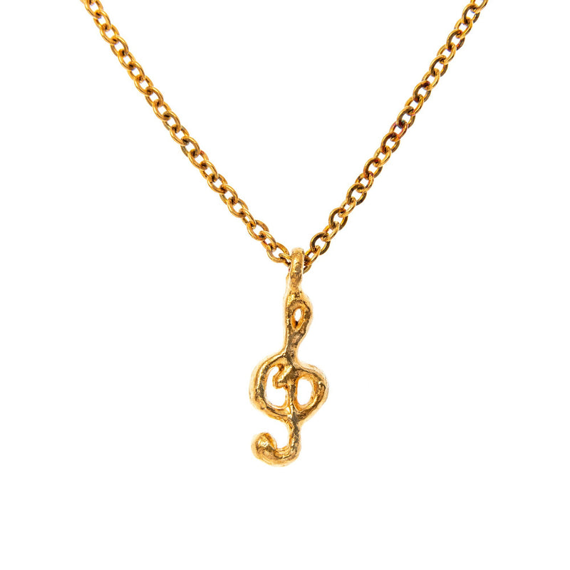 Petit necklace Suntory Hall x Ryui (treble clef)